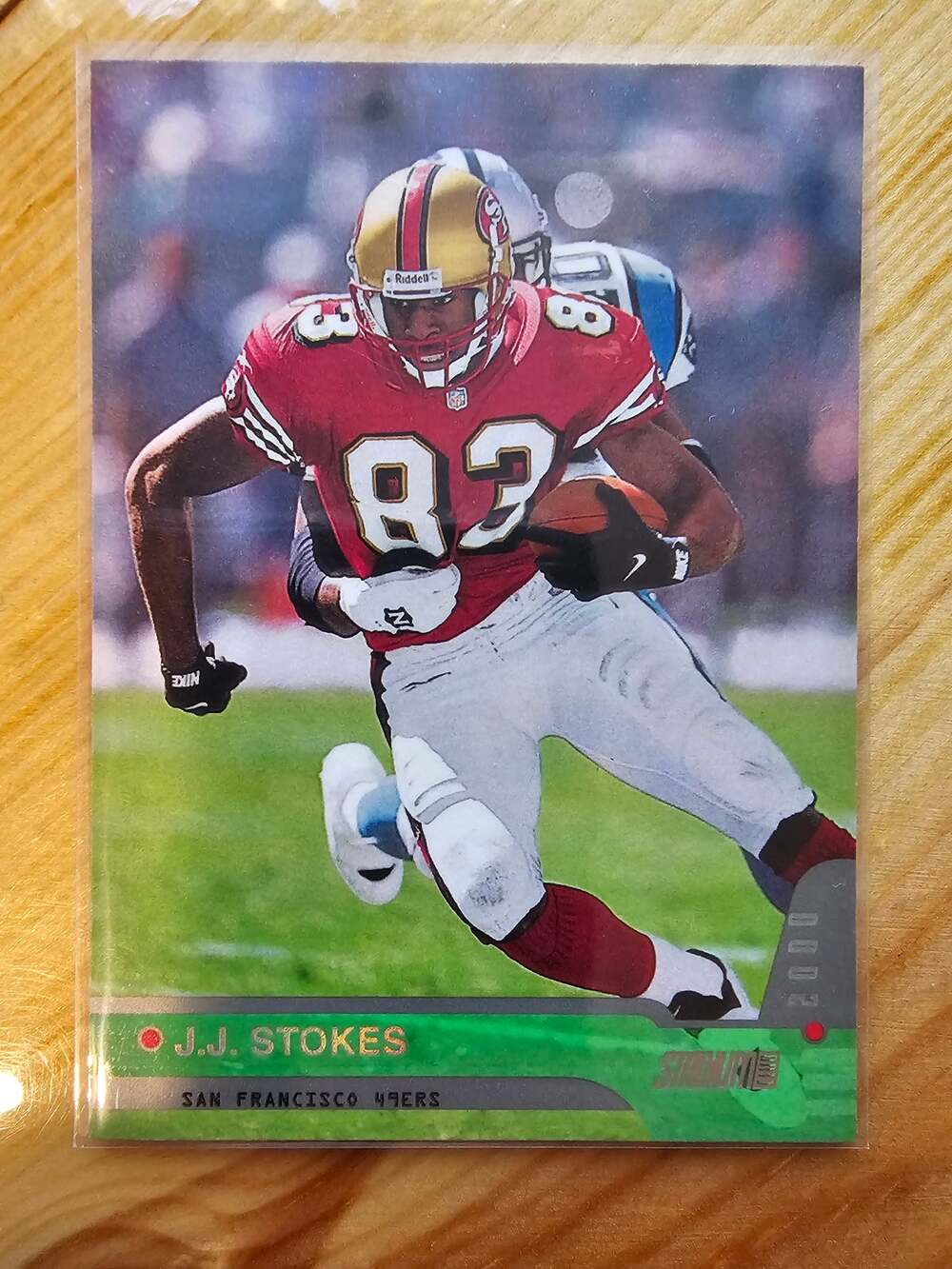 J.J. Stokes 2000 Topps Stadium Club (TSC) #91 - San Francisco 49ers - NFL